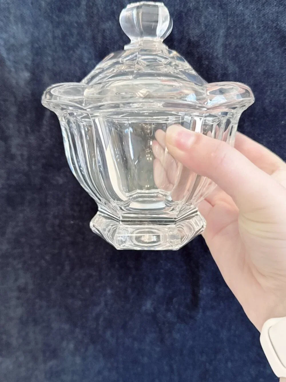 BACCARAT CRYSTAL HARCOURT MISSOURI LIDDED CANDY DISH JAM JAR